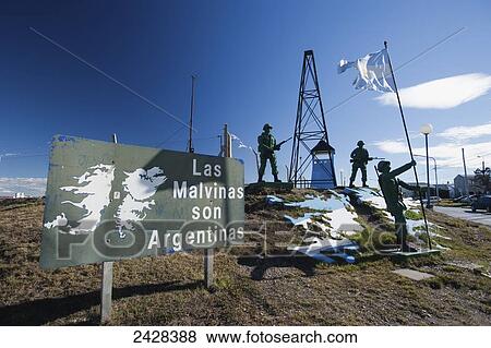 Stock Photo - Malvinas Monument; Rio Grande, Argentina. Fotosearch