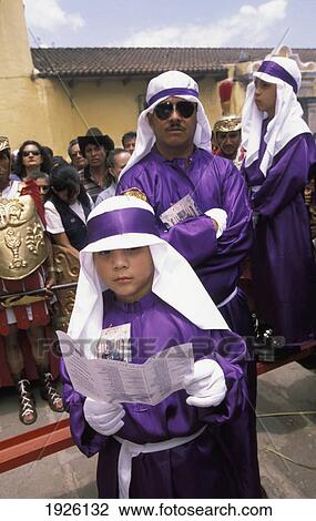 Man And Boy Dressed In Purple Robes, Semana Santa, Huehuetenango View Large Photo Image Stock Image - Man And Boy Dressed In Purple Robes, Semana Santa, Huehuetenango. Fotosearch