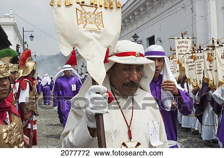 Man Carrying A Standard Procession Of The Holy Cross On Good Friday In Antigua Guatemala, Sacatep View Large Photo Image Stock Image - Man Carrying A Standard Procession Of The Holy Cross On Good Friday In Antigua Guatemala, Sacatep. Fotosearch