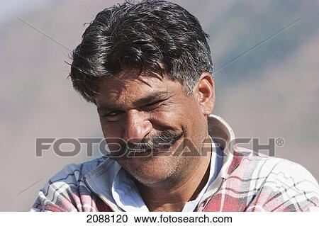 Stock Image - Man, Chikar, Azad Kashmir, Pakistan. Fotosearch