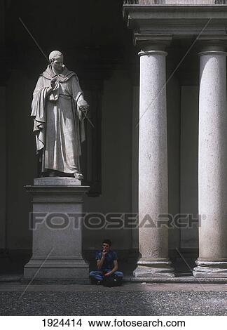 Man Having Cigarette Beneath Statue In The Pinocoteca Di Brera Art Gallery View Large Photo Image Picture - Man Having Cigarette Beneath Statue In The Pinocoteca Di Brera Art Gallery. Fotosearch