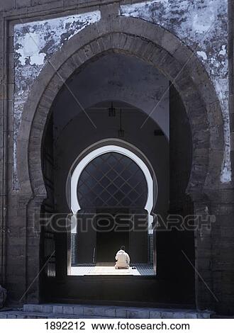Man Praying Outside Grand Mosque View Large Photo Image Stock Image - Man Praying Outside Grand Mosque. Fotosearch