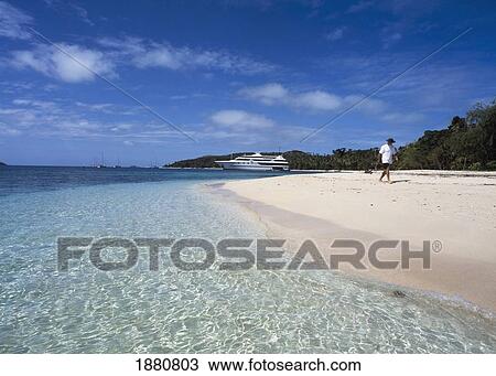 Man Walking Along Beach View Large Photo Image Stock Image - Man Walking Along Beach. Fotosearch