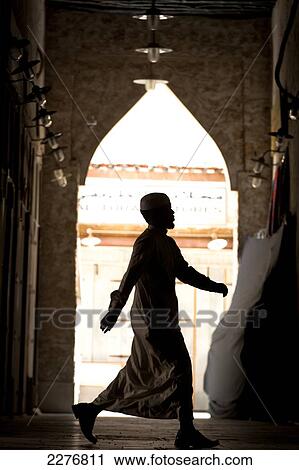 Man walking through the Wafi Souk; Doha, Qatar View Large Photo Image Stock Image - Man walking through the Wafi Souk; Doha, Qatar. Fotosearch