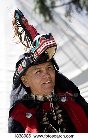 Man Wearing Native American Costume; Vancouver, Canada View Large Photo Image Stock Photograph - Man Wearing Native American Costume; Vancouver, Canada. Fotosearch