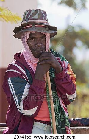 Man With Hats In Ambalavao, Fianarantsoa Province, Madagascar View Large Photo Image Stock Photography - Man With Hats In Ambalavao, Fianarantsoa Province, Madagascar. Fotosearch