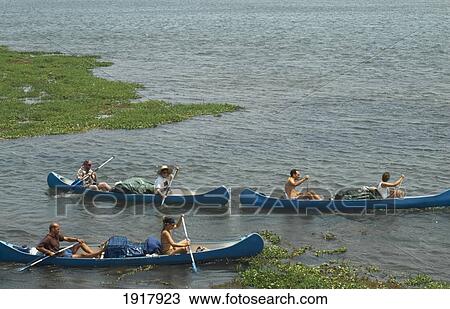 Mana Pools, Canoeing Zambezi River View Large Photo Image Stock Image - Mana Pools, Canoeing Zambezi River. Fotosearch