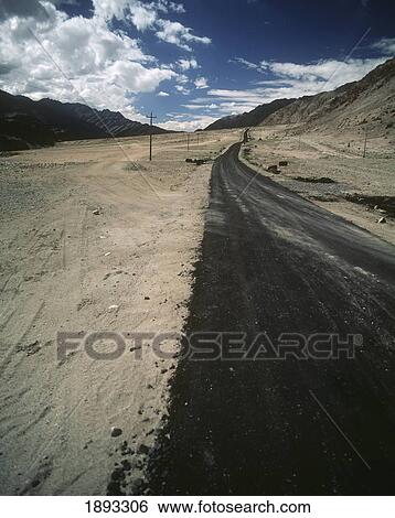 Manali-Leh Road View Large Photo Image Stock Photograph - Manali-Leh Road. Fotosearch