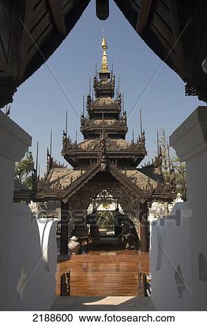 Stock Image - Mandarin Oriental Dhara Dhevi Hotel; Chiang Mai, Thailand. Fotosearch