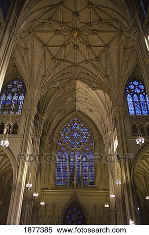 Stock Photography - Manhattan, New York City, New York, United States Of America; The Cathedral Church Of Saint John The Divine. Fotosearch