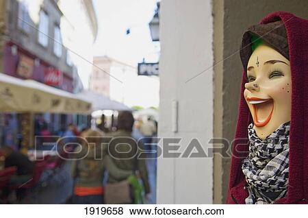 Mannequin In Shopping District, Ljubljana, Slovenia View Large Photo Image Stock Photo - Mannequin In Shopping District, Ljubljana, Slovenia. Fotosearch