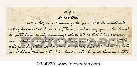 Manuscript Of The Opening Sentences Of The Story Rodney Stone By Sir Arthur Conan Doyle Sir Arthur Ignatius Conan Doyle 1859 Aƒa A A A A A Stock Image Fotosearch