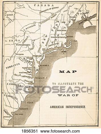 Map Illustrating Geography Pertinent To The American War Of Independence. From The National And Domestic History Of England By William Aubrey Published London Circa 1890 View Large Photo Image Stock Image - Map Illustrating Geography Pertinent To The American War Of Independence. From The National And Domestic History Of England By William Aubrey Published London Circa 1890. Fotosearch
