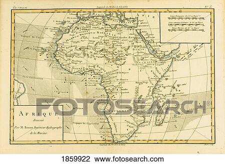 Map Of Africa, Circa. 1760. From “Atlas De Toutes Les Parties Connues Du Globe Terrestre †By Cartographer Rigobert Bonne. Published Geneva Circa. 1760. View Large Photo Image Stock Image - Map Of Africa, Circa. 1760. From “Atlas De Toutes Les Parties Connues Du Globe Terrestre †By Cartographer Rigobert Bonne. Published Geneva Circa. 1760.. Fotosearch