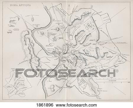 Map Of Ancient Rome From The National Encyclopaedia Published By William Mackenzie London Late 19Th Century View Large Photo Image Stock Photograph - Map Of Ancient Rome From The National Encyclopaedia Published By William Mackenzie London Late 19Th Century. Fotosearch