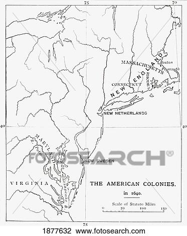 Map Of British, Swedish And Dutch American Colonies As They Were In 1640. From The Book Short History Of The English People By J. R. Green Published London 1893. View Large Photo Image Stock Image - Map Of British, Swedish And Dutch American Colonies As They Were In 1640. From The Book Short History Of The English People By J. R. Green Published London 1893.. Fotosearch