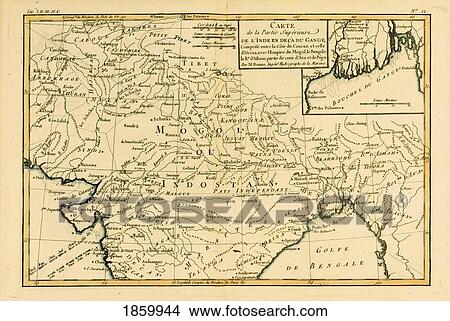 Map Of Northern India, Circa. 1760. From “Atlas De Toutes Les Parties Connues Du Globe Terrestre †By Cartographer Rigobert Bonne. Published Geneva Circa. 1760. View Large Photo Image Picture - Map Of Northern India, Circa. 1760. From “Atlas De Toutes Les Parties Connues Du Globe Terrestre †By Cartographer Rigobert Bonne. Published Geneva Circa. 1760.. Fotosearch