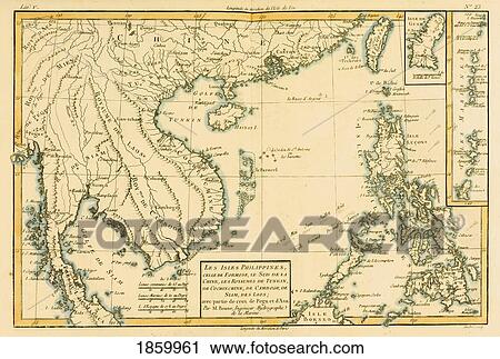 Map Of The Phillipinnes, Circa. 1760. From “Atlas De Toutes Les Parties Connues Du Globe Terrestre †By Cartographer Rigobert Bonne. Published Geneva Circa. 1760. View Large Photo Image Stock Image - Map Of The Phillipinnes, Circa. 1760. From “Atlas De Toutes Les Parties Connues Du Globe Terrestre †By Cartographer Rigobert Bonne. Published Geneva Circa. 1760.. Fotosearch