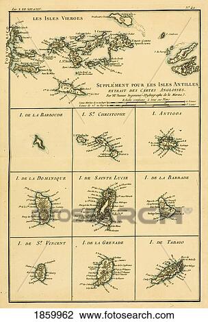 Map Of The Supplementary West Indies Circa. 1760. From “Atlas De Toutes Les Parties Connues Du Globe Terrestre †By Cartographer Rigobert Bonne. Published Geneva Circa. 1760. View Large Photo Image Stock Image - Map Of The Supplementary West Indies Circa. 1760. From “Atlas De Toutes Les Parties Connues Du Globe Terrestre †By Cartographer Rigobert Bonne. Published Geneva Circa. 1760.. Fotosearch