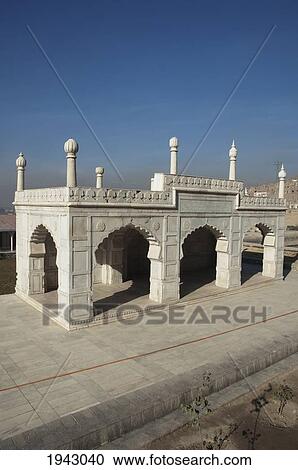 Marble Mosque At The Bagh-I-Babur Shah (Babur's Garden) - Kabul,, Afghanistan View Large Photo Image Stock Image - Marble Mosque At The Bagh-I-Babur Shah (Babur's Garden) - Kabul,, Afghanistan. Fotosearch