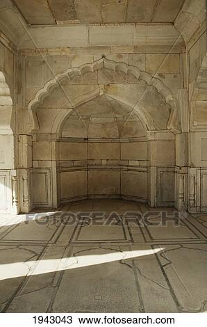 Stock Image - Marble Mosque At The Bagh-I-Babur Shah (Babur's Garden) - Kabul,, Afghanistan. Fotosearch