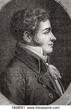 Stock Image - Marc David Alba Lasource, 1763-1793. Girondist Deputy And President Of The National Convention. From Histoire De La Revolution Francaise By Louis Blanc. Fotosearch