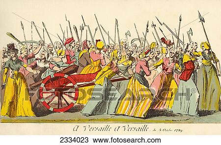 March Of The Poissardes, Or Market Women, To Versailles, On 5Th October 1789 During The French Revolution, To Demand Bread And Justice. From A Contemporary Print. View Large Photo Image Stock Image - March Of The Poissardes, Or Market Women, To Versailles, On 5Th October 1789 During The French Revolution, To Demand Bread And Justice. From A Contemporary Print.. Fotosearch