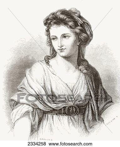 Stock Photo - Maria Anna Angelika Or Angelica Katharina Kauffman, 1741 ÃƒÂ¢Ã¢â‚¬Å¡Ã‚Â¬. Fotosearch