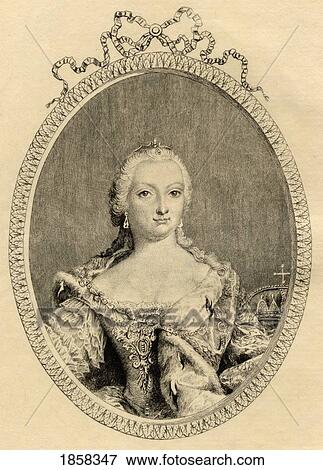 Maria Theresa, Archduchess Of Austria And Queen Of Hungary And Bohemia, 1717-1780. Etching By Mercier. From The Book “ Lady Jackson’S Works Xi. The French Court And Society I†Published London 1899. View Large Photo Image Stock Photo - Maria Theresa, Archduchess Of Austria And Queen Of Hungary And Bohemia, 1717-1780. Etching By Mercier. From The Book “ Lady Jackson’S Works Xi. The French Court And Society I†Published London 1899.. Fotosearch