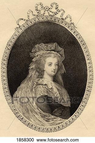 Stock Image - Marie-Antoinette, 1755-1793. Queen Of France. Etching By Mercier. From The Book ÃƒÂ¢Ã¢â€šÂ¬Ã…â€œ Lady JacksonÃƒÂ¢Ã¢â€šÂ¬Ã¢â€žÂ¢S Works, Iv. The Old RÃƒÆ’Ã‚Â©gime Ii, Court, Salons, And TheatresÃƒÂ¢Ã¢â€šÂ¬Ã‚Â Published London 1899.. Fotosearch
