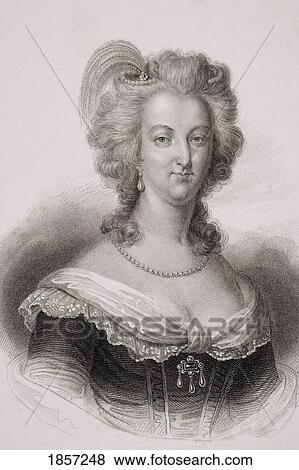 Stock Photo - Marie Antoinette 1755-1793. Queen Of France, Wife Of Louis Xvi. Engraved By S. Freeman.. Fotosearch