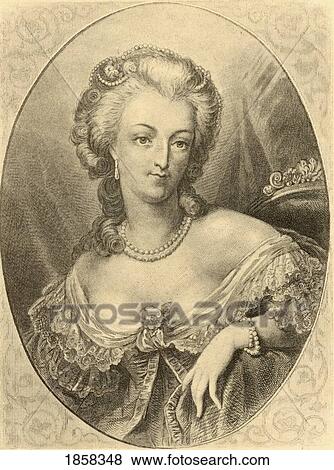 Stock Photo - Marie-Antoinette, 1755-1793. Queen Of France, Wife Of Louis Xvi. Photo-Etching From An Old Print. From The Book ÃƒÂ¢Ã¢â€šÂ¬Ã…â€œ Lady JacksonÃƒÂ¢Ã¢â€šÂ¬Ã¢â€žÂ¢S Works Xi. The French Court And Society IÃƒÂ¢Ã¢â€šÂ¬Ã‚Â Published London 1899.. Fotosearch