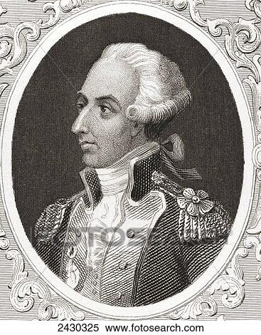 Stock Photography - Marie-Joseph Paul Yves Roch Gilbert du Motier de La Fayette, Marquis de La Fayette, 1757. Fotosearch