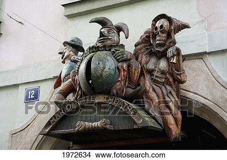 Marionette Theatre Entrance, Prague, Czech Republic View Large Photo Image Picture - Marionette Theatre Entrance, Prague, Czech Republic. Fotosearch