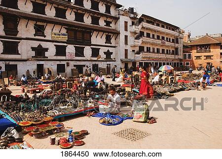 Market At Durbar Square, Kathmandu, Nepal View Large Photo Image Stock Image - Market At Durbar Square, Kathmandu, Nepal. Fotosearch