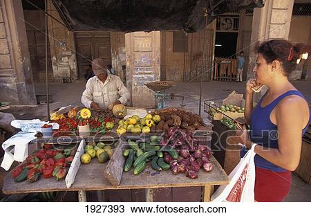Stock Image - Market At Train Station. Fotosearch