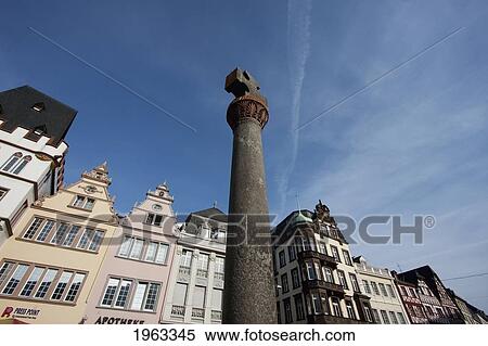 Stock Photography - Market Cross At The Hauptmarkt (Main Market) Square, Trier, Rhineland-Palatinate, Germany. Fotosearch