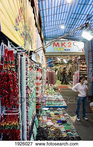 Market Stall In Mongkok District View Large Photo Image Stock Photo - Market Stall In Mongkok District. Fotosearch