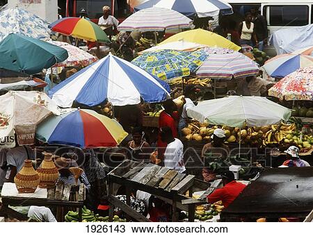 Stock Image - Market. Fotosearch