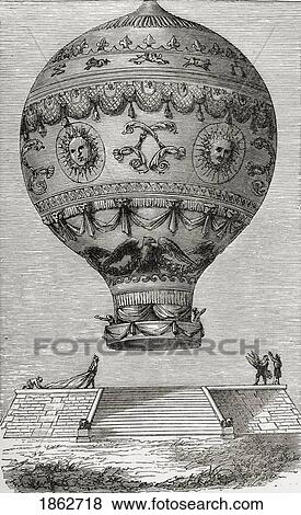 Marquis D'arlande's Balloon Fran? ois Laurent Marquis D'arlande 1742-1809 French Pioneer Of Hot Air Ballooning From The Book Wondeful Balloon Ascents Or The Conquest Of The Skies Published C 1870 View Large Photo Image Stock Photo - Marquis D'arlande's Balloon Fran? ois Laurent Marquis D'arlande 1742-1809 French Pioneer Of Hot Air Ballooning From The Book Wondeful Balloon Ascents Or The Conquest Of The Skies Published C 1870. Fotosearch