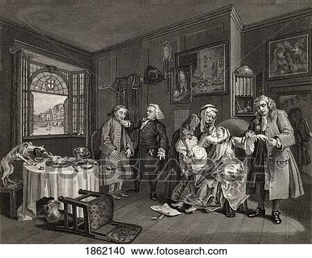 Marriage A La Mode Death Of The Countess From The Original By Hogarth From The Works Of Hogarth Published London 1833 View Large Photo Image Stock Image - Marriage A La Mode Death Of The Countess From The Original By Hogarth From The Works Of Hogarth Published London 1833. Fotosearch