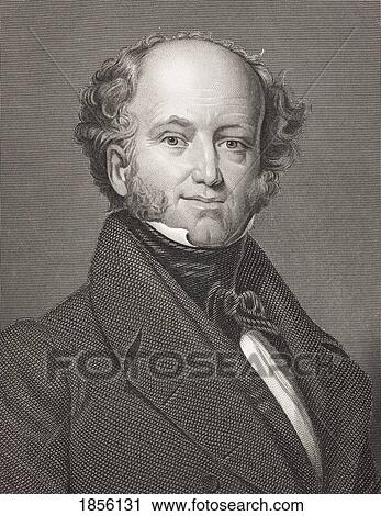 Stock Image - Martin Van Buren 1782 - 1862. 8Th President Of The United States. From The Book Gallery Of Historical Portraits Published C. 1880.. Fotosearch