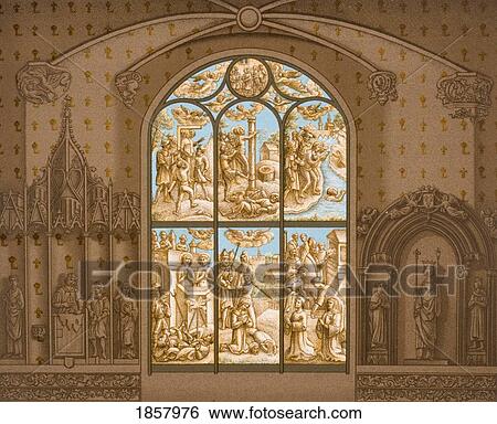Martyrdom Of Saints Crispin And Crepinien. From A Window Which No Longer Exists Presented By The Royal Fraternity Of Shoemakers Of Paris To The Church Of The Hopital Des Quinze-Vingts. 19Th Century Reproduction From 16Th Century Livre Des Confreres View Large Photo Image Stock Photograph - Martyrdom Of Saints Crispin And Crepinien. From A Window Which No Longer Exists Presented By The Royal Fraternity Of Shoemakers Of Paris To The Church Of The Hopital Des Quinze-Vingts. 19Th Century Reproduction From 16Th Century Livre Des Confreres. Fotosearch