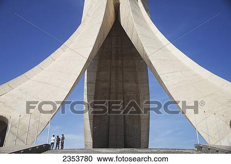 Stock Image - Martyr's Monument (Makam Echahid) Boulevard Khalifa Oulmane; Algiers, Algeria. Fotosearch