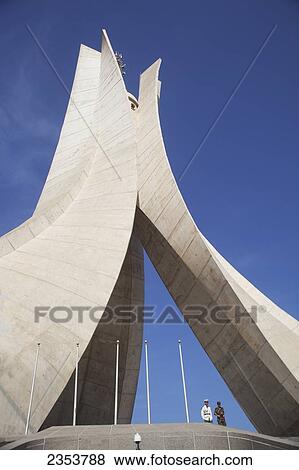 Stock Photo - Martyr's Monument (Makam Echahid) Boulevard Khalifa Oulmane; Algiers, Algeria. Fotosearch