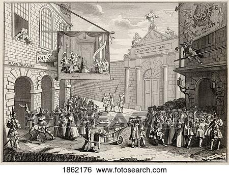 Masquerades And Operas Burlington Gate A Facsimile Of Hogarths Engraving From The Works Of Hogarth Published London 1833 View Large Photo Image Stock Photograph - Masquerades And Operas Burlington Gate A Facsimile Of Hogarths Engraving From The Works Of Hogarth Published London 1833. Fotosearch