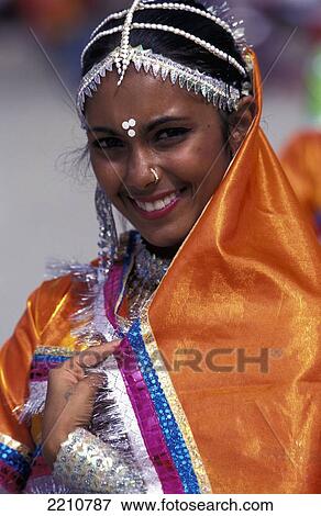 Stock Photo - Masquerading Carnival Characters; Trinidad. Fotosearch