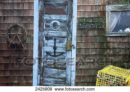 Massachusetts, Rockport, A quaint shack at the harbor with sign. View Large Photo Image Stock Photo - Massachusetts, Rockport, A quaint shack at the harbor with sign.. Fotosearch