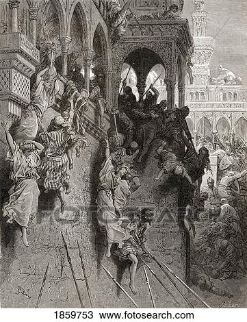Massacre Of Antioch 1098 During The First Crusade View Large Photo Image Stock Image - Massacre Of Antioch 1098 During The First Crusade. Fotosearch