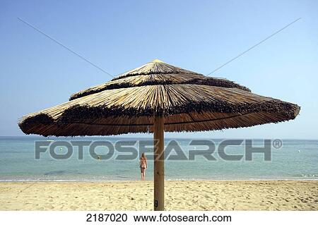Stock Image - Masseria Torre Coccaro Beach Club Apulia Italy. Fotosearch